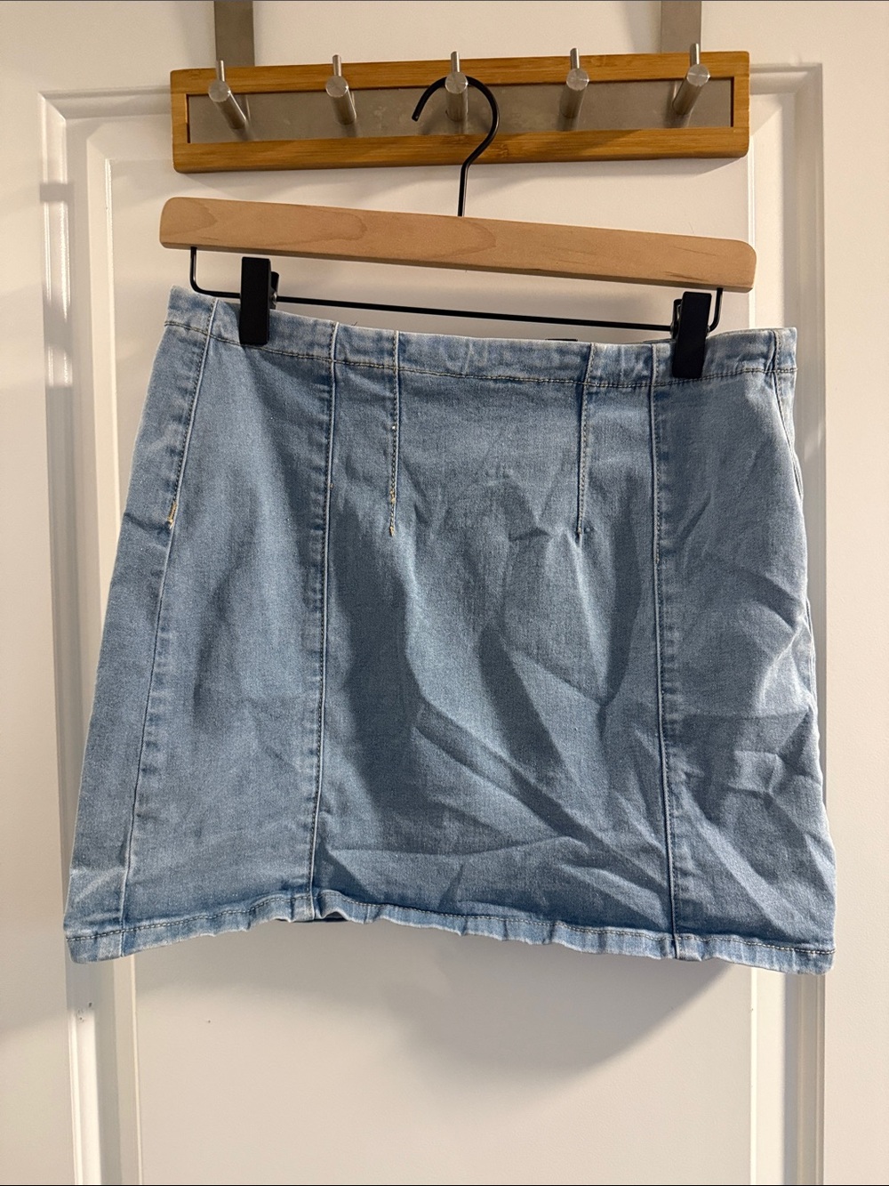 🥳 5 for $25 BUNDLE Forever 21 Light Blue Denim Panel Mini Skirt